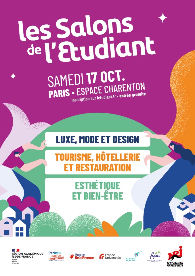 Salons de l'Etudiant sur trois sur th&egrave;mes - Paris