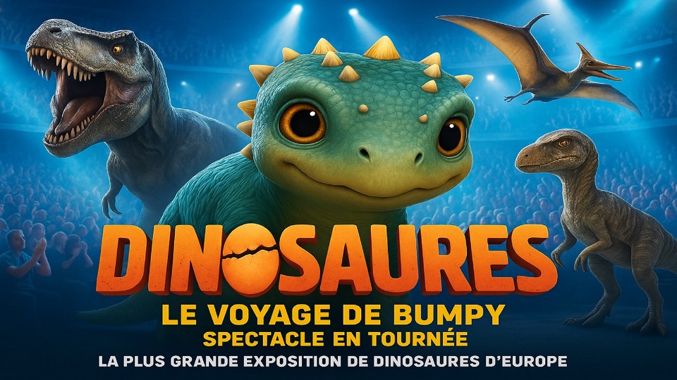 Dinosaures: Le voyage de Bumpy&reg; &agrave; Romans sur Is&egrave;re - Tour 2027 - Romans-sur-Isère