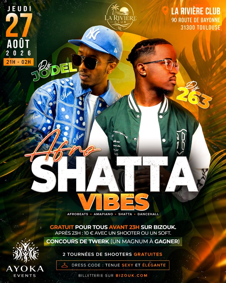 Soir&eacute;e "Afro-Shatta Vibes" - Toulouse - Toulouse
