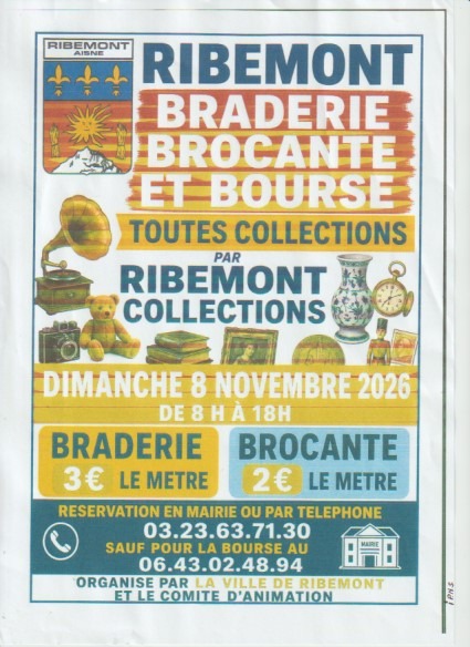 Braderie-bourse toutes collections - Ribemont