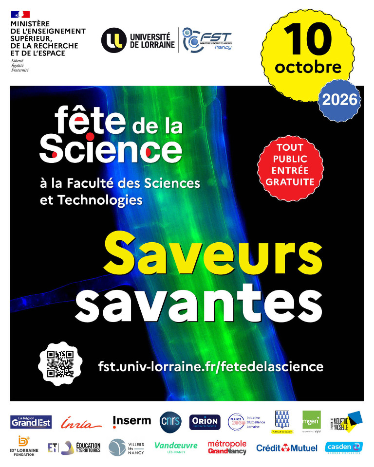 Village des Sciences 2026&nbsp;: la science &agrave; table&nbsp;! - Vandœuvre-lès-Nancy
