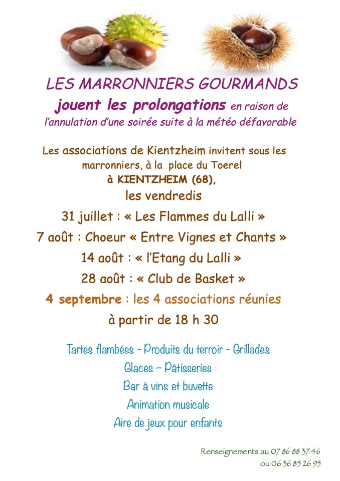 F&ecirc;te des Marronniers Gourmands - Kientzheim