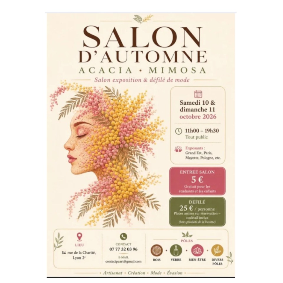 Salon d'Automne de l'Acacia Mimosa SAAM - Lyon
