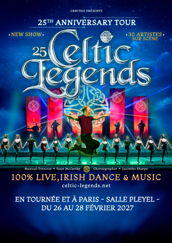 Celtic Legends sera en tourn&eacute;e en France en 2027&nbsp;! - Paris