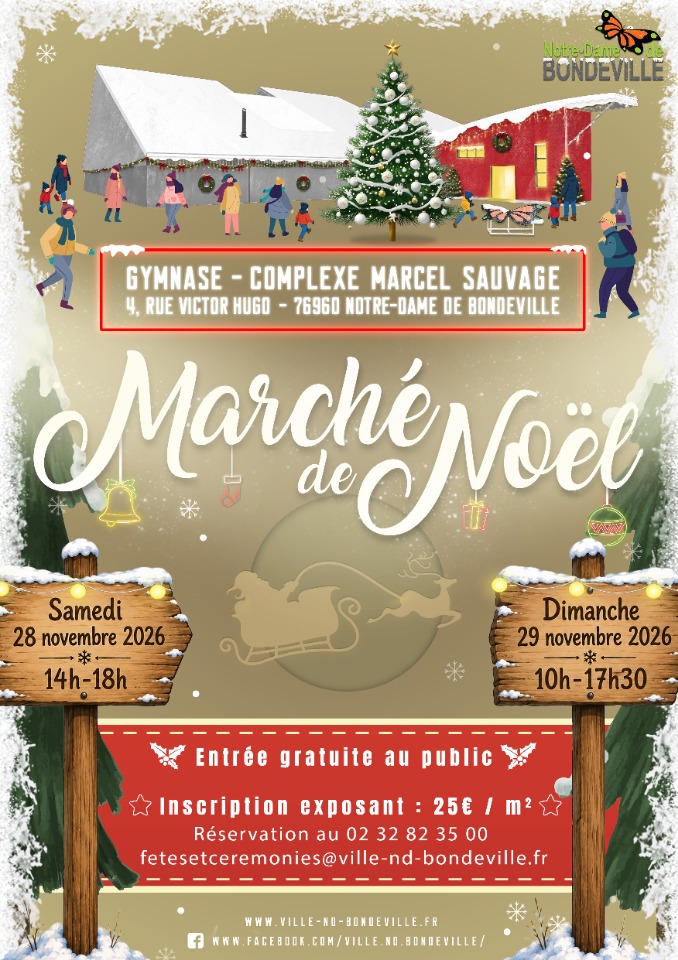 March&eacute; de No&euml;l de Notre-Dame de Bondeville - Notre-Dame-de-Bondeville