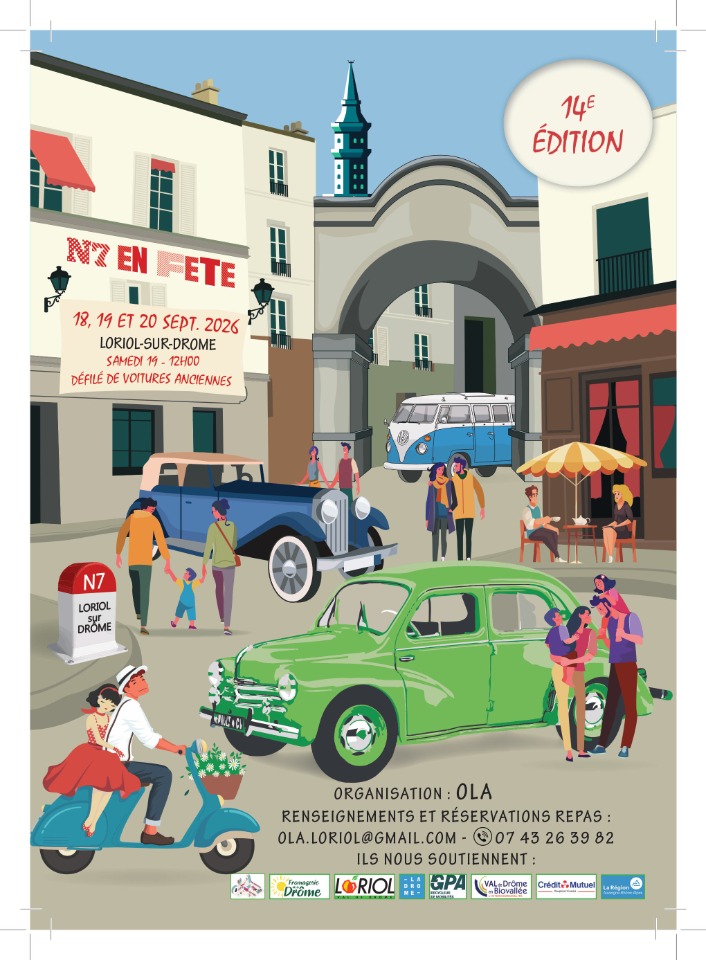 Nationale 7 en F&ecirc;te - Loriol-sur-Drôme
