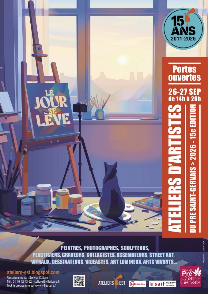 15e Portes Ouvertes des Ateliers d&rsquo;Artistes du Pr&eacute; Saint-Gervais - Le Pré-Saint-Gervais