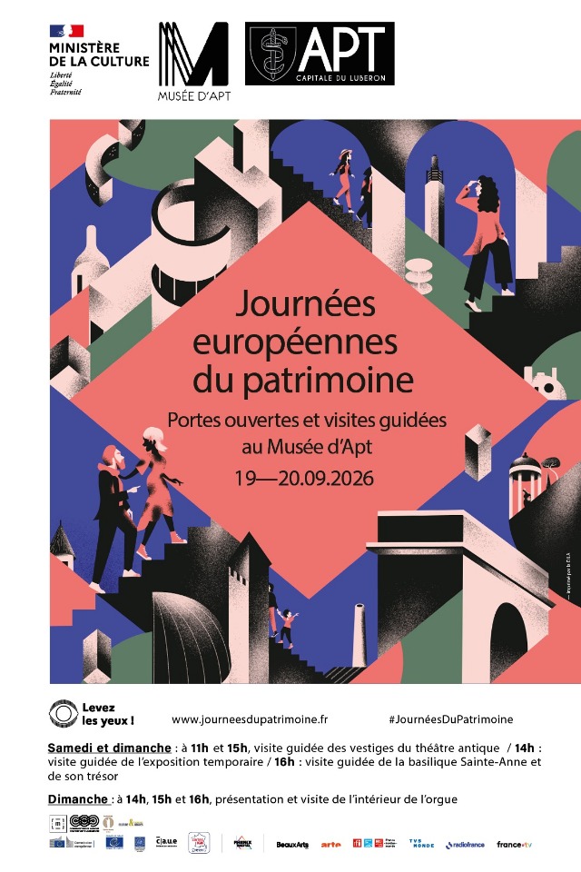Journ&eacute;es europ&eacute;ennes du patrimoine 2026 - Apt