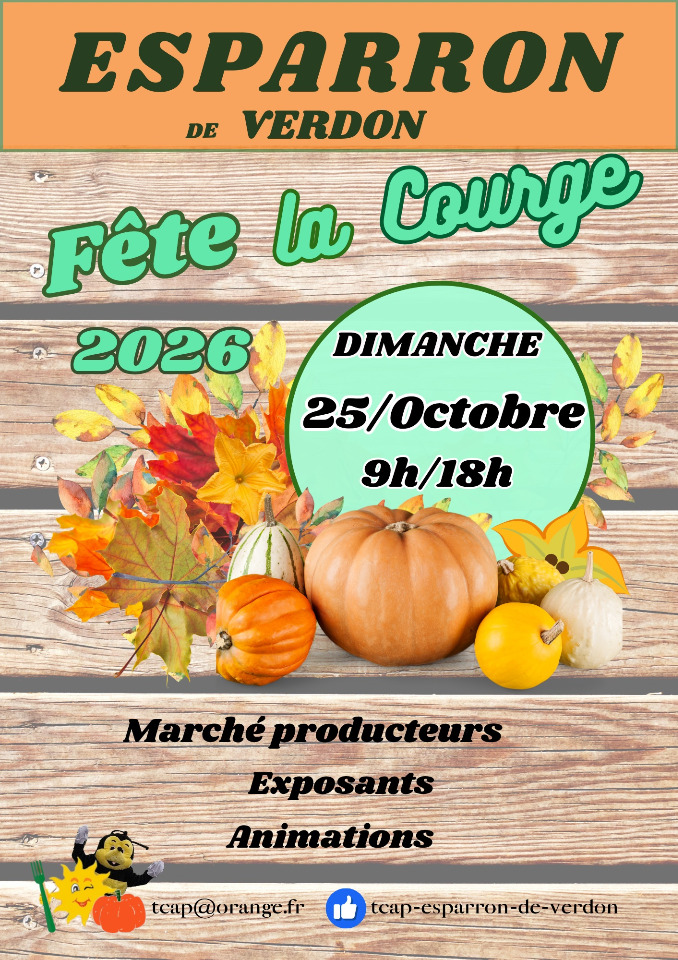 F&ecirc;te de la courge 11&egrave;me &eacute;dition - Esparron-de-Verdon