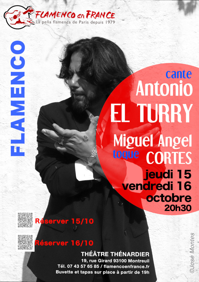 R&eacute;cital flamenco avec Antonio "EL TURRY"  - Montreuil