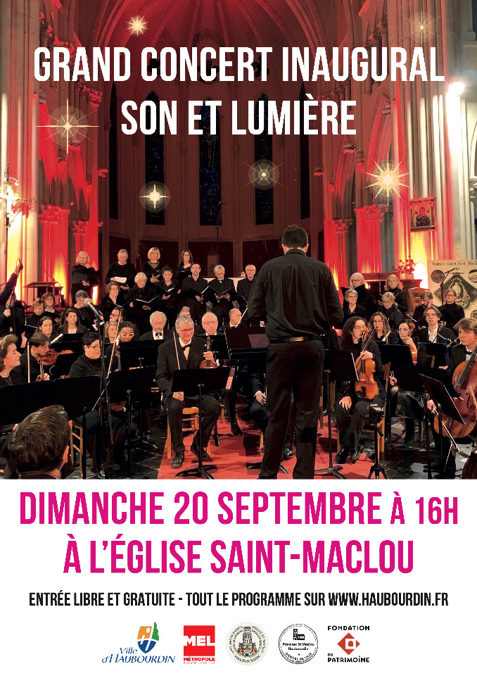 Grand Concert inaugural son et lumi&egrave;re de l'&eacute;glise Saint-Maclou - Haubourdin