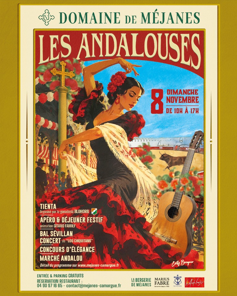Les Andalouses au Domaine de M&eacute;janes en Camargue - Arles