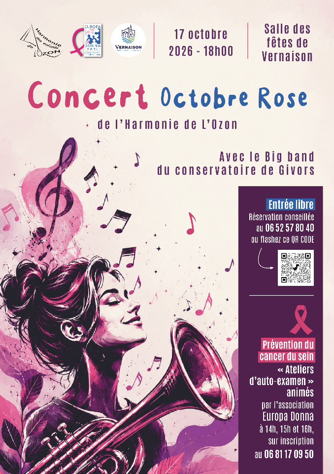 Concert Octobre Rose - Vernaison
