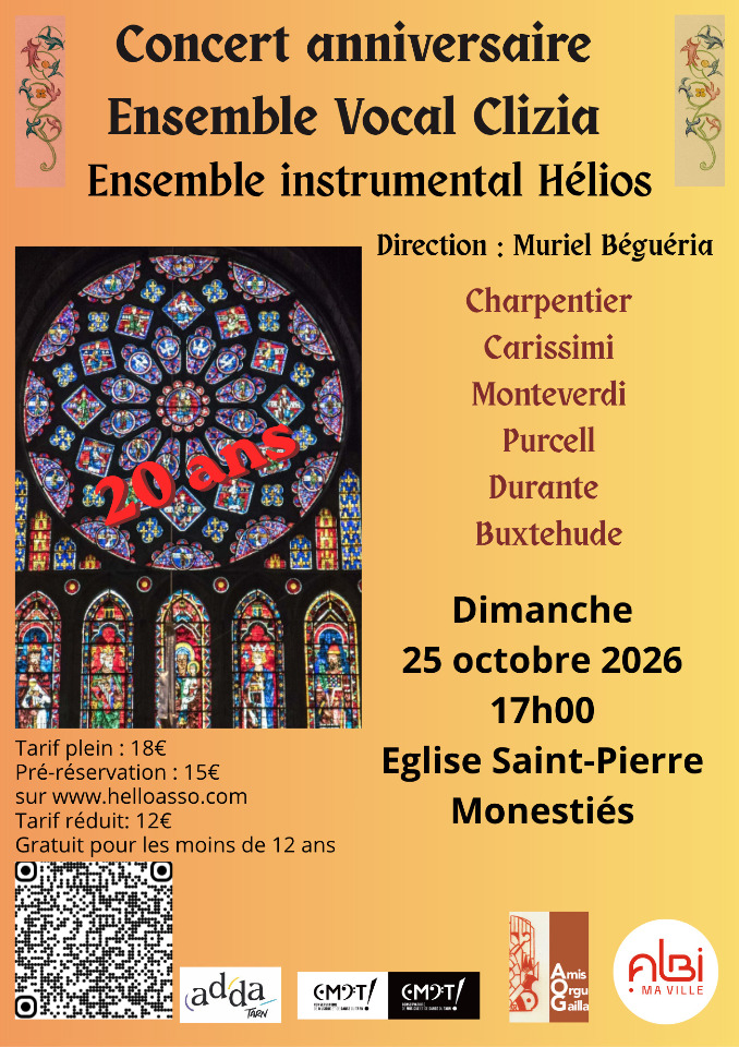 L'Ensemble vocal Clizia c&eacute;l&egrave;bre ses vingt ans - Monestiés