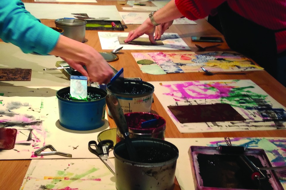 Atelier linogravure  - Épinal