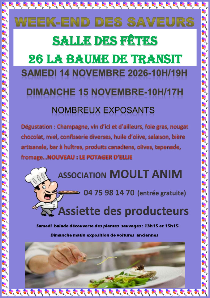 17 &egrave;me Salon de la gastronomie - La Baume-de-Transit