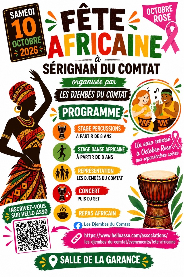 F&ecirc;te africaine - Sérignan-du-Comtat