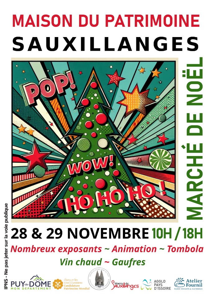 March&eacute; de No&euml;l des cr&eacute;ateurs de Sauxillanges - Sauxillanges