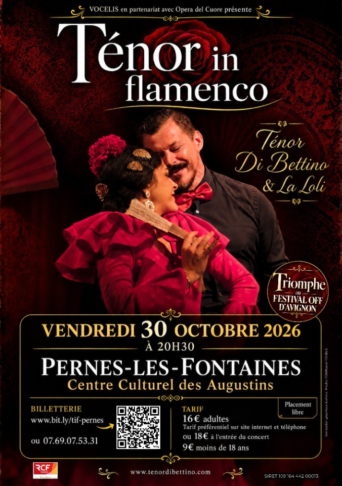 "T&eacute;nor in flamenco", le show musical n&deg;1 du Festival d'Avignon - Pernes-les-Fontaines
