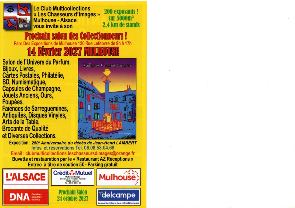 Salon des Collectionneurs et des Passionn&eacute;s - Mulhouse
