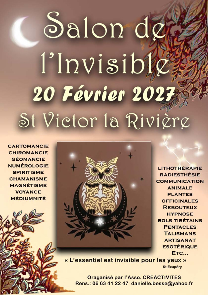 Salon de l'Invisible - Saint-Victor-la-Rivière
