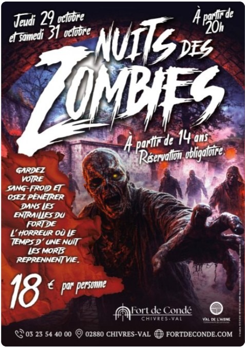 Nuit des zombies - Chivres-Val