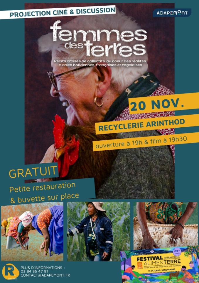 Projection "Femmes des Terres" - Arinthod