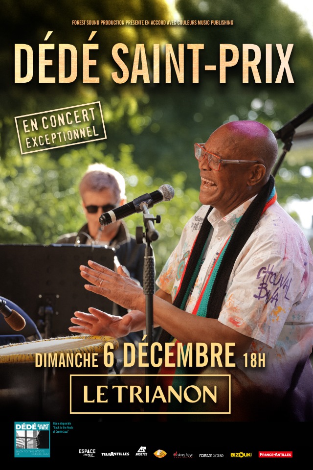D&eacute;d&eacute; Saint-Prix en concert exceptionnel au Trianon le 6 d&eacute;cembre &agrave; 18h - Paris