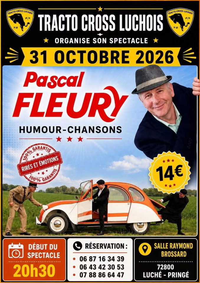 "Rires avant tout" spectacle Music'hall avec Pascal Fleury - Luché-Pringé