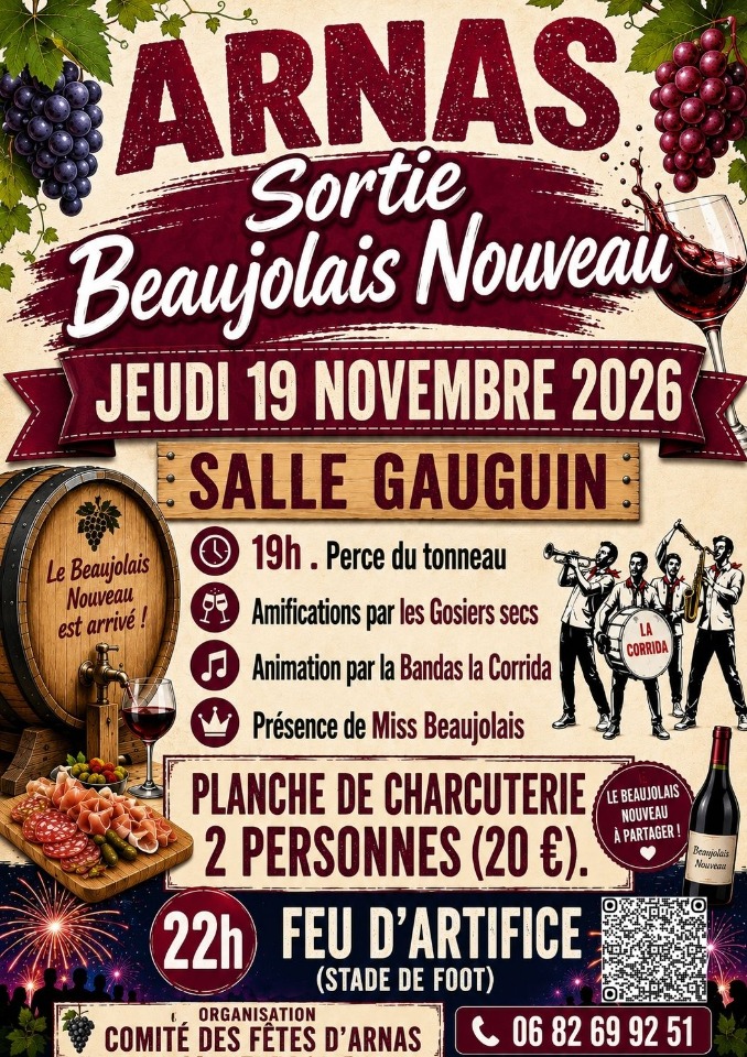 Sortie Beaujolais Nouveau - Arnas