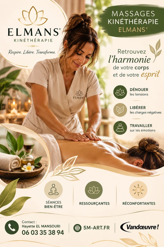 Massage kin&eacute;therapie  - Vandœuvre-lès-Nancy