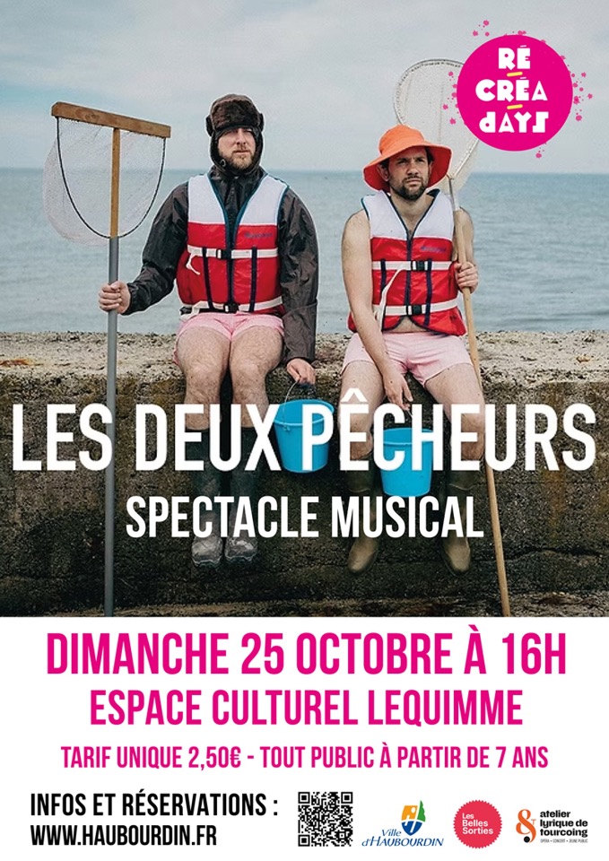Les deux p&ecirc;cheurs (Spectacle musical Jeune public) - Haubourdin