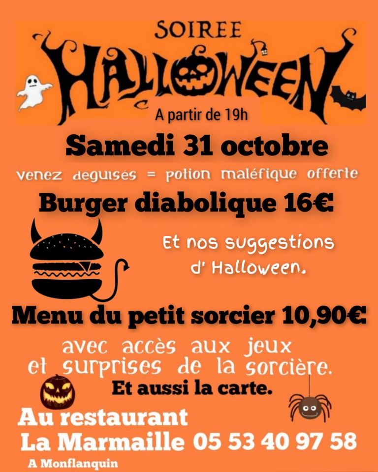 Soir&eacute;e Halloween - Monflanquin