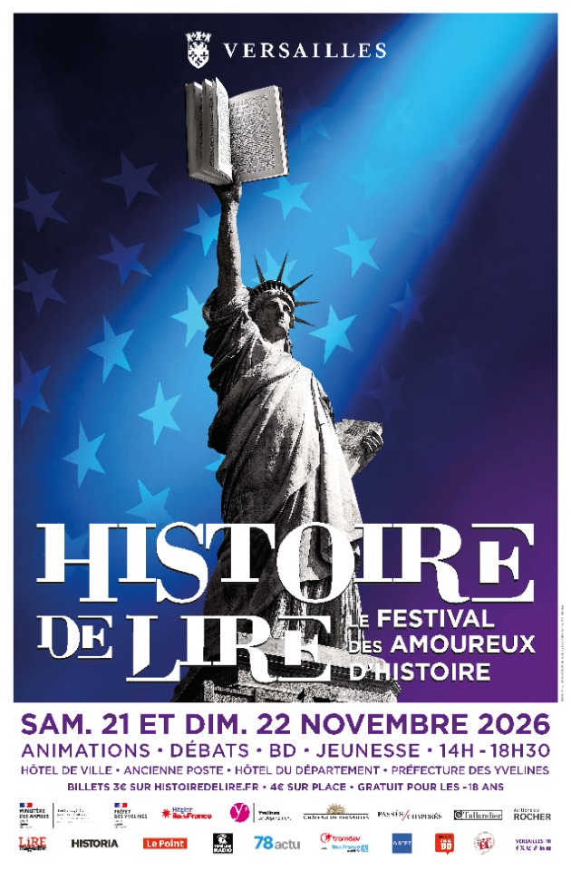 Histoire de Lire - le festival des amoureux d'histoire - Versailles