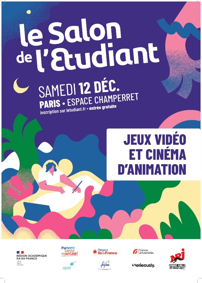Le Salon  jeux vid&eacute;o et cin&eacute;ma d'animation.  - Paris