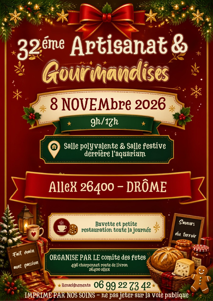 32&egrave; ARTISANAT ET GOURMANDISES - Allex