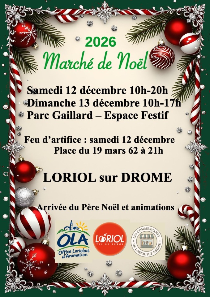 March&eacute; de No&euml;l - Loriol-sur-Drôme
