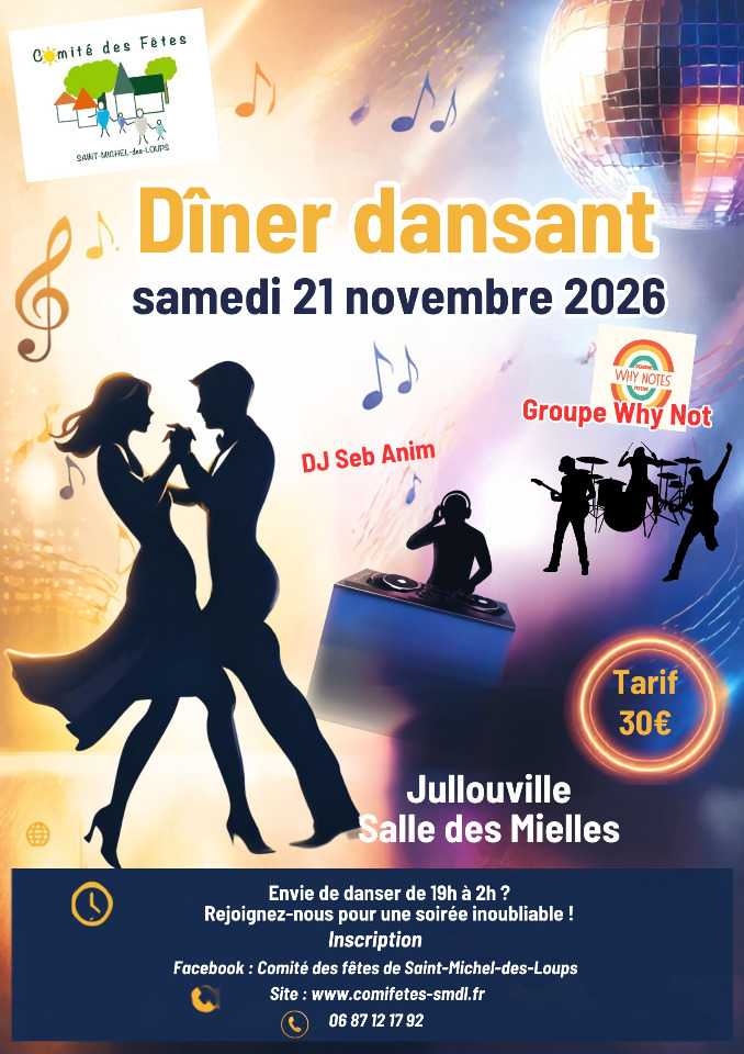 D&icirc;ner dansant - Jullouville